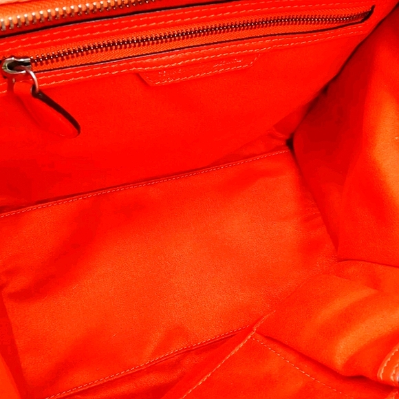 CELINE LUGGAGE TOTE BAG RED/ORANGE - Picture 7 of 8